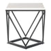 Riko End Table W/ Metal Leg - Maxx Save 