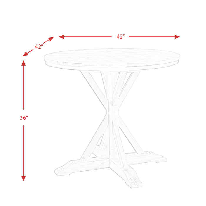 (D680-36) Callista- Counter Height Table- Beach/Natural - Maxx Save 