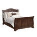 Cameron Cherry Sleigh Bed - Maxx Save 