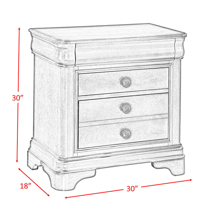 Cameron Cherry Panel Bedroom Set