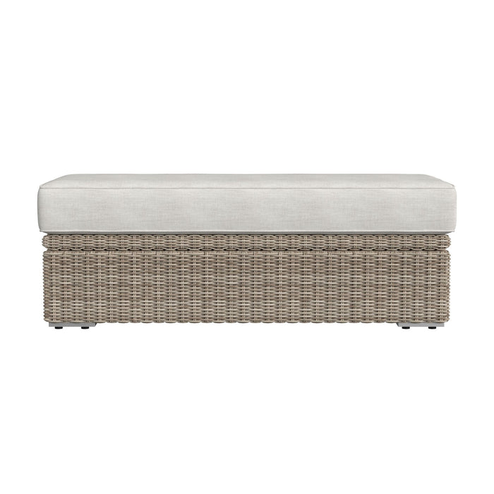 Carmona Ottoman - Natural and Olefin Beige - Maxx Save 