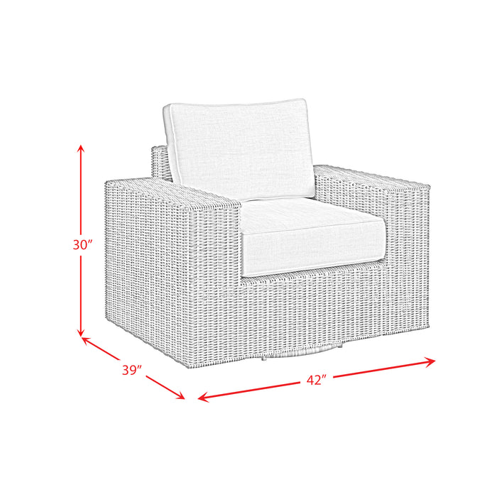 Carmona 6PC Conversion Set in Natural and Olefin Beige with Ottoman - Maxx Save 