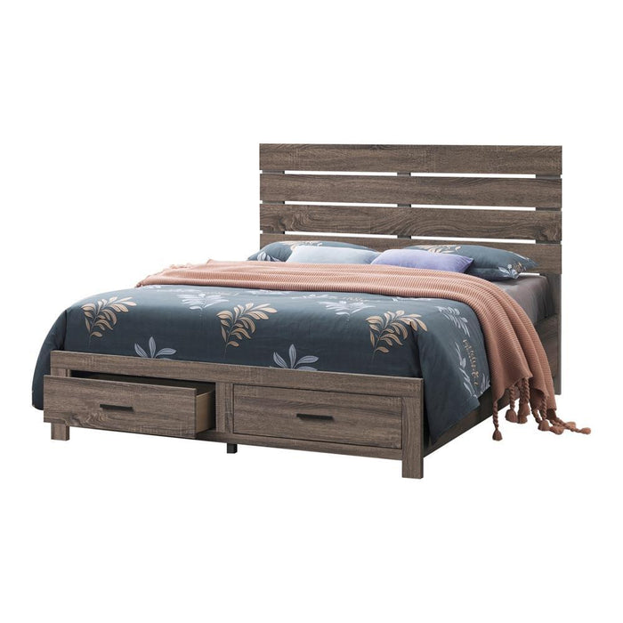 Brantford Eastern King & Queen Panel Bed Barrel Oak