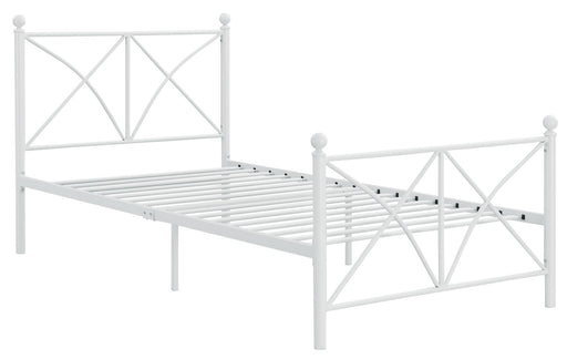 Hart Twin Platform Bed White - Maxx Save 