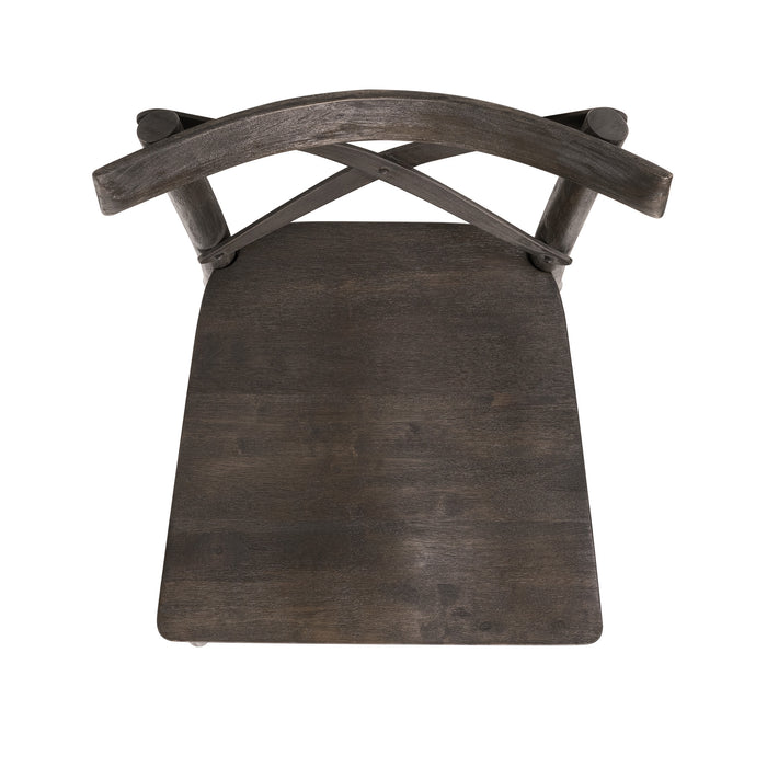 (D210-43C) Coronado- Side Chair (2/Ctn)- Chocolate