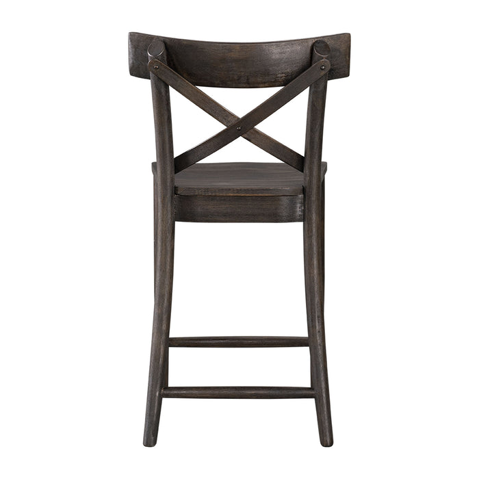 (D210-22C) Coronado- 24'' Counter Stool- Chocolate - Maxx Save 
