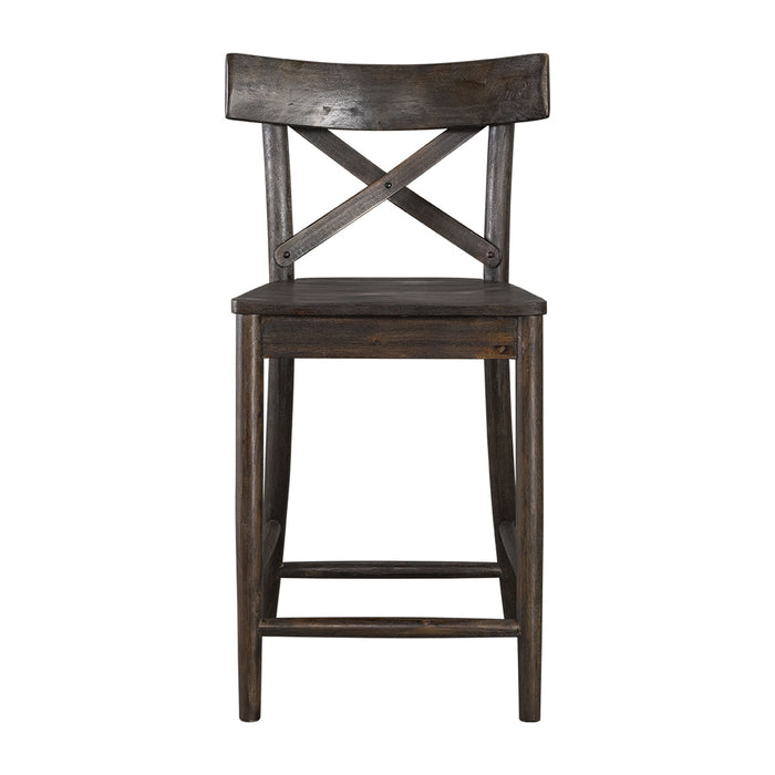 (D210-22C) Coronado- 24'' Counter Stool- Chocolate - Maxx Save 