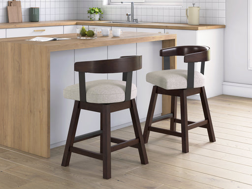 Haddigan Counter Height Barstool (Set of 2) - Maxx Save 