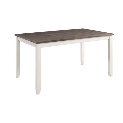 Martin 5 Pc Dining set (Dark Brown Top - White Base) - Maxx Save 