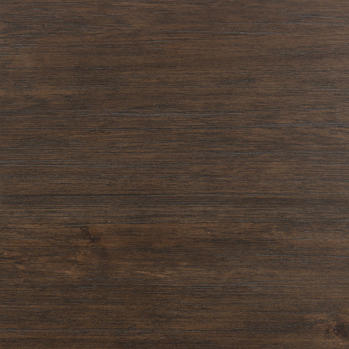 Martin 6 Pc Dining set (Table+ 4 + Bench) (Dark Brown Top - White Base) - Maxx Save 