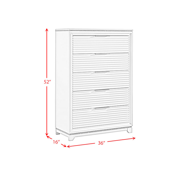 Denmark UPH Bedroom Set with Lights - Maxx Save 