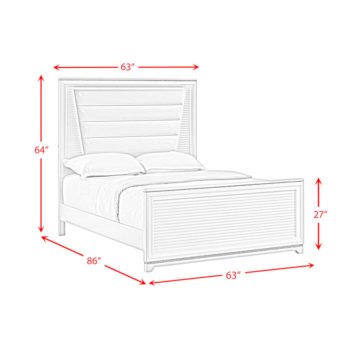 Denmark UPH Bedroom Set with Lights - Maxx Save 