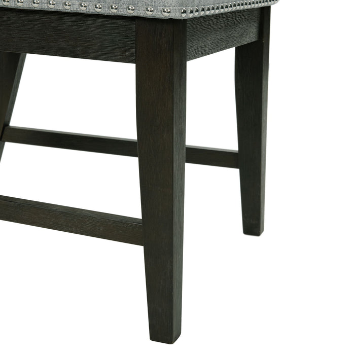 Donovan Upholstery Arm Chair Dark (2 Per Pack)