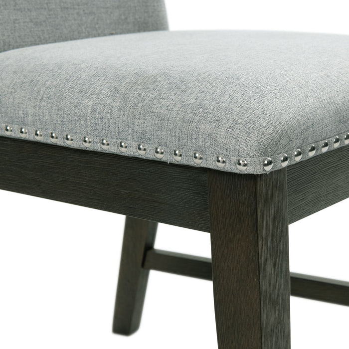 Donovan Upholstery Side Chair Dark (2 Per Pack)