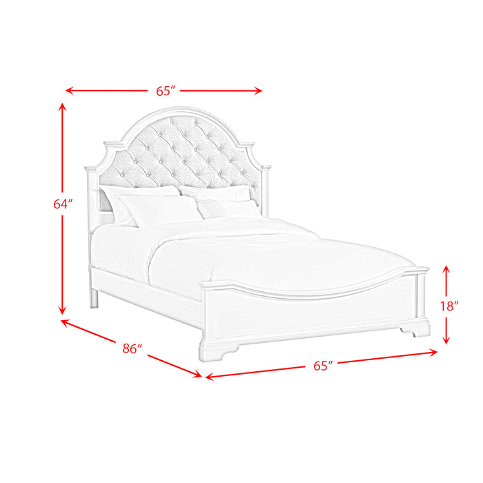 Eastwood Youth UPH Bedroom Set in Off-White - Maxx Save 