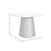 Edison End Table in White and Black - Maxx Save 