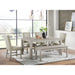 Eleanor Dining Bench in White - Maxx Save 