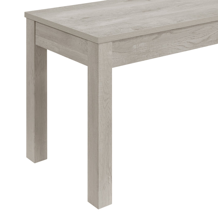 Eleanor Dining Bench in White - Maxx Save 