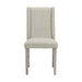 Eleanor Dining Side Chair with Heirloom Fabric in White (2 Per Carton) - Maxx Save 
