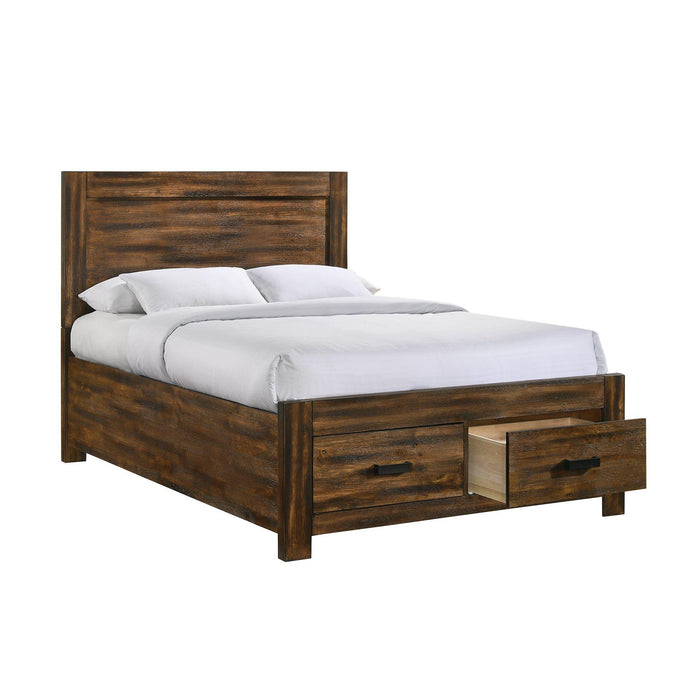 Warner Platform Storage Bedroom Set - Maxx Save 