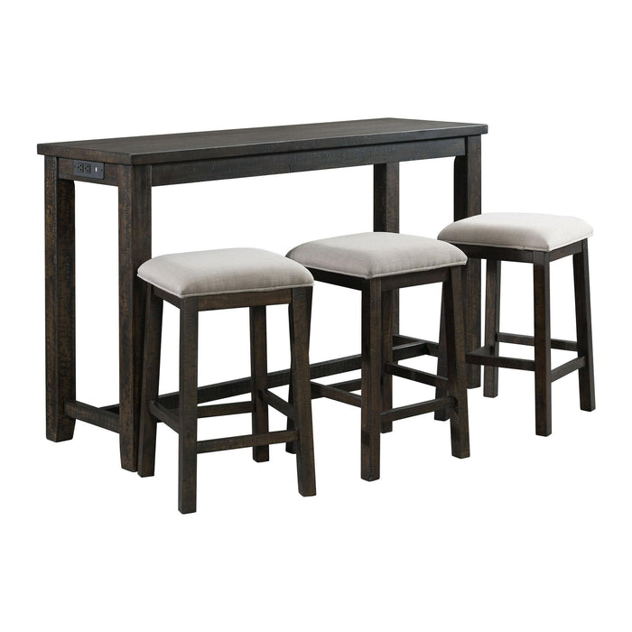 Stone Occasional Bar Table Single Pack (Table + Three Stools) 3A Packing - Maxx Save 