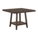 Seneca Counter Height Dining Set in Brown-Table and Four Chairs - Maxx Save 