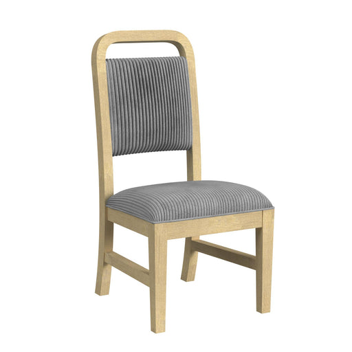 Ridgemont Dining Side Chair with Grey Fabric in Natural (2 Per Carton) - Maxx Save 