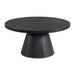 Portland 2PC Occasional Table Set in Black-Coffee Table & End Table - Maxx Save 
