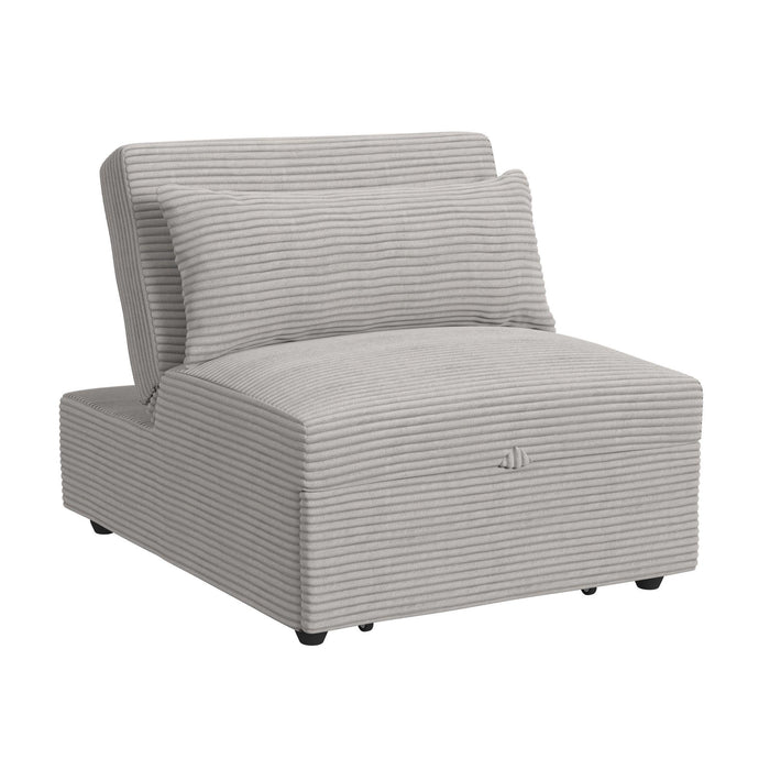 Pluto Chair with kidney pillow, Klik Klak and Pop up in Coronado Grey - Maxx Save 