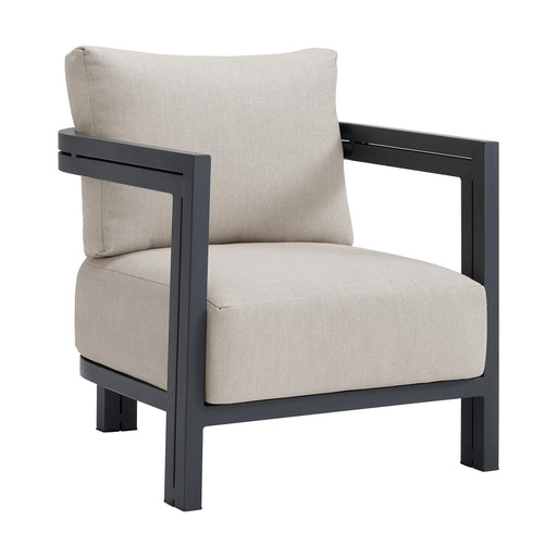 Playa Chair - Dark Grey and Olefin Beige (2 Per Carton) - Maxx Save 