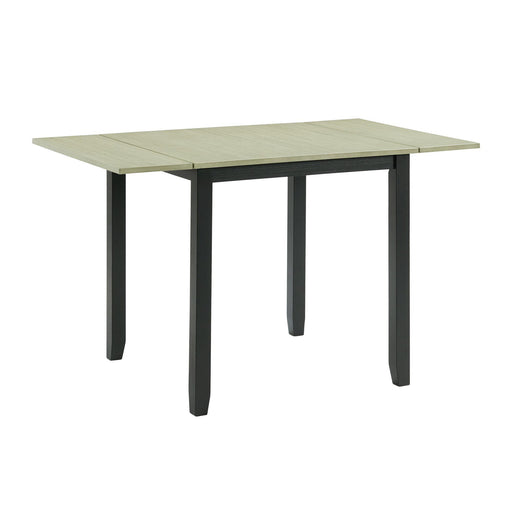 Martin 3 pc Drop Leaf Dining Set (Black Base) - Maxx Save 