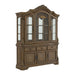 Madison Park Hutch with LED in Walnut - Maxx Save 