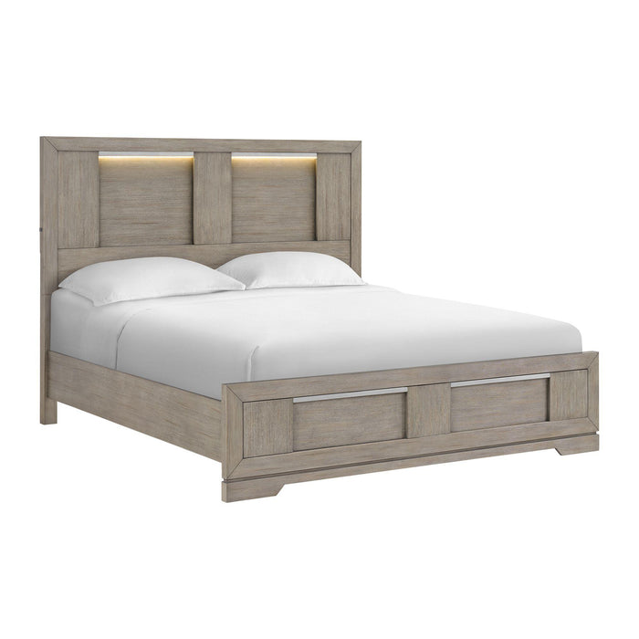 Kelis Panel Bedroom Set with LED - Maxx Save 