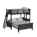 Hampton Kids Over Loft with Ladder and Desk with Speaker Bedroom Set - Maxx Save 