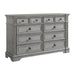 Glenmore 8-Drawer Dresser in Aged Grey - Maxx Save 
