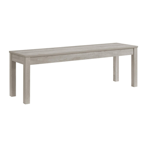 Eleanor Dining Bench in White - Maxx Save 