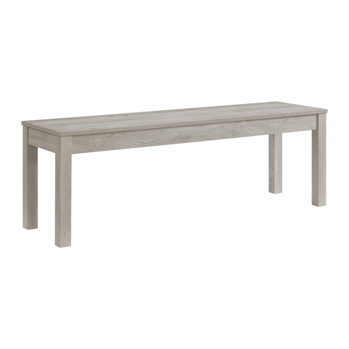 Eleanor Dining Bench in White - Maxx Save 