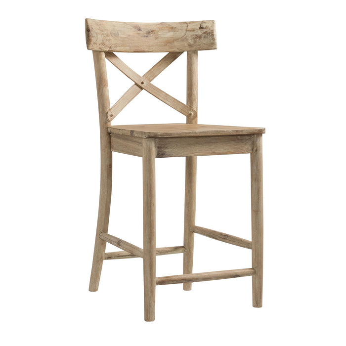 (D680-22) Callista- 24'' Counter Stool- Beach/Natural - Maxx Save 