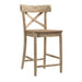 (D680-22) Callista- 24'' Counter Stool- Beach/Natural - Maxx Save 