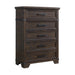 Colorado City 5-Drawer Chest in Charcoal - Maxx Save 
