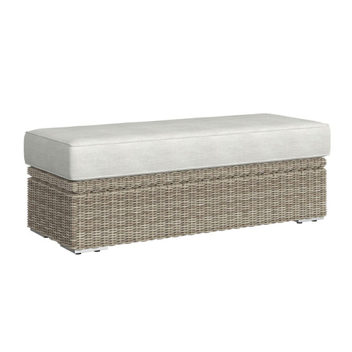 Carmona Ottoman - Natural and Olefin Beige - Maxx Save 