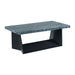 Beckley Coffee Table Complete in Dark Marble Top - Maxx Save 