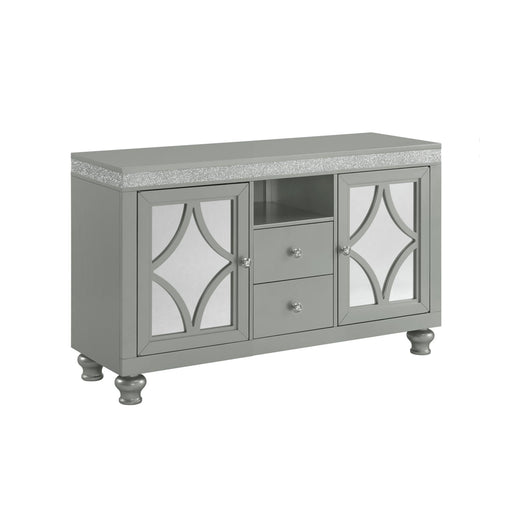 Avril 60" TV Stand in Silver - Maxx Save 