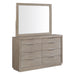 Arcadia Dresser & Mirror Set in Grey - Maxx Save 