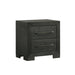 Allan 2-Drawer Nightstand in Black - Maxx Save 