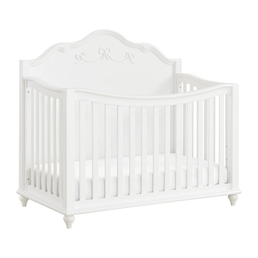 Alana Crib with Guardrails in White - Maxx Save 