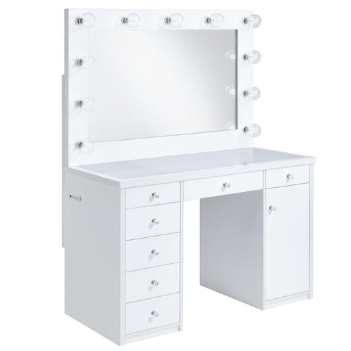 Amia Complete Dressing Table with Lightbulbs - Maxx Save 