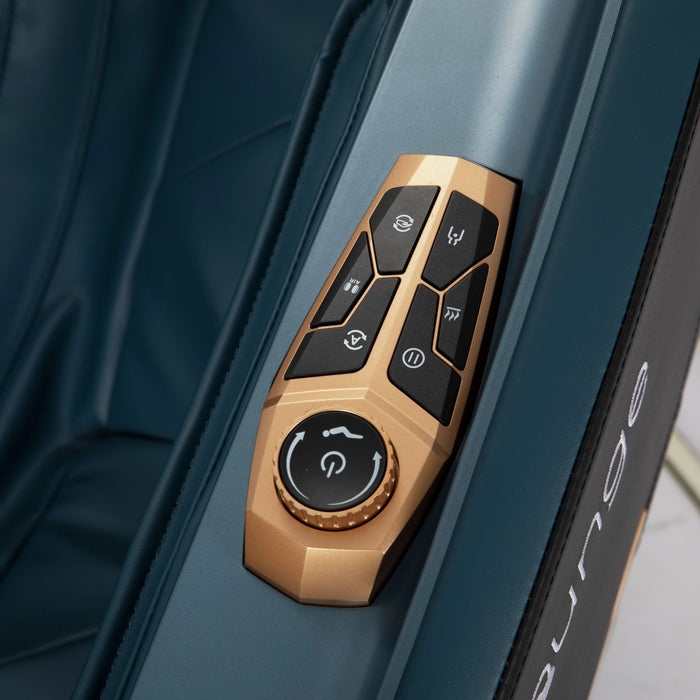 Enrich Massage Chair in Navy PU - Maxx Save 