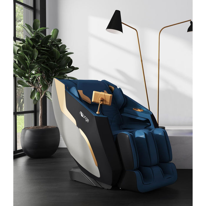 Enrich Massage Chair in Navy PU - Maxx Save 