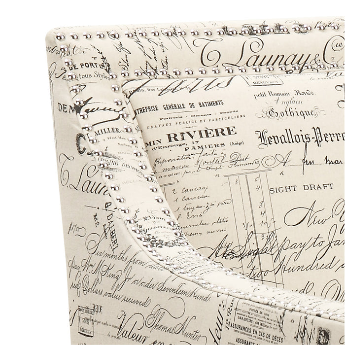 Erica 497 Chair W/Chrome Nails French Script (ISTA 3) - Maxx Save 